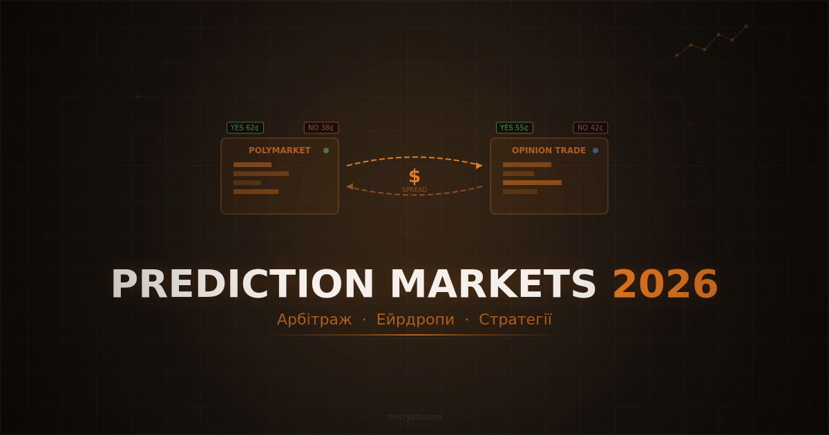 Prediction Markets 2026 - арбітраж між платформами